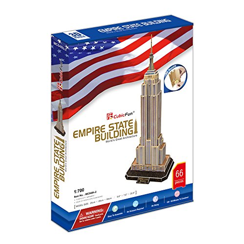 CubicFun- Puzzle 3D Empire State Building (CPA Toy Group Trading S.L. MC048h)