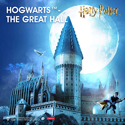 CubicFun Puzzle 3D Harry Potter Hogwarts Gran Salón Maquetas para Montar Kit de Construcción Puzzles 3D Souvenir Regalo para Adolescentes y Adultos, 185 Piezas Versión Grande