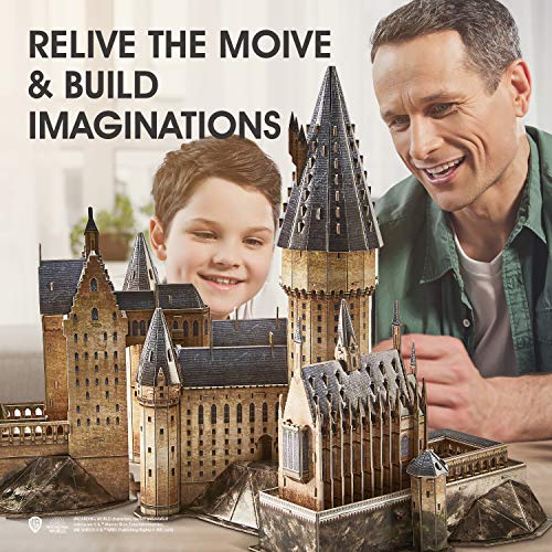 CubicFun Puzzle 3D Harry Potter Hogwarts Gran Salón Maquetas para Montar Kit de Construcción Puzzles 3D Souvenir Regalo para Adolescentes y Adultos, 185 Piezas Versión Grande