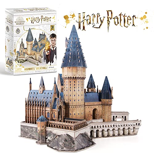 CubicFun Puzzle 3D Harry Potter Hogwarts Gran Salón Maquetas para Montar Kit de Construcción Puzzles 3D Souvenir Regalo para Adolescentes y Adultos, 185 Piezas Versión Grande