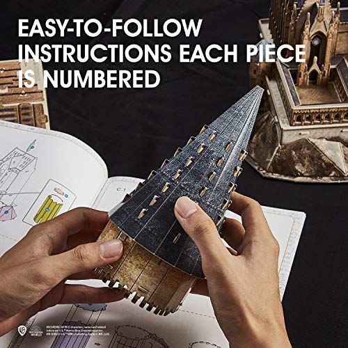 CubicFun Puzzle 3D Harry Potter Hogwarts Gran Salón Maquetas para Montar Kit de Construcción Puzzles 3D Souvenir Regalo para Adolescentes y Adultos, 185 Piezas Versión Grande