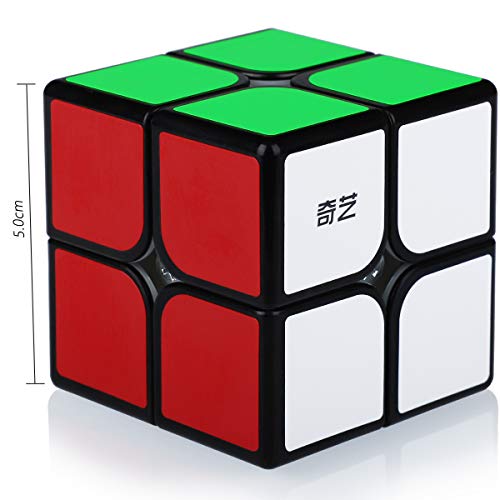 Cubo Magico 2x2 2x2x2 Speed Cube Puzzle Cubo de la Velocidad Niños Juguetes Educativos, Pegatinas de PVC