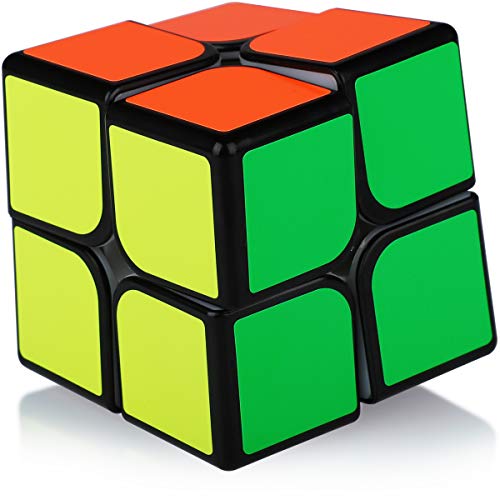 Cubo Magico 2x2 2x2x2 Speed Cube Puzzle Cubo de la Velocidad Niños Juguetes Educativos, Pegatinas de PVC