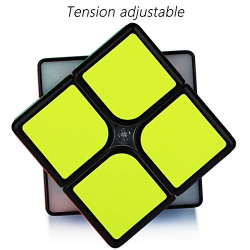 Cubo Magico 2x2 2x2x2 Speed Cube Puzzle Cubo de la Velocidad Niños Juguetes Educativos, Pegatinas de PVC