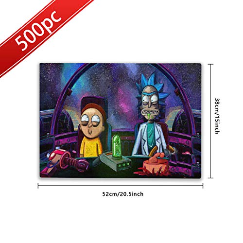 Cute Doormat Rick And Morty Jigsaw Rompecabezas de 1000 piezas Puzzle-Adulto Niños Juego Intelectuales Juguetes Jigsaw Entretenimiento Juego de Regalo