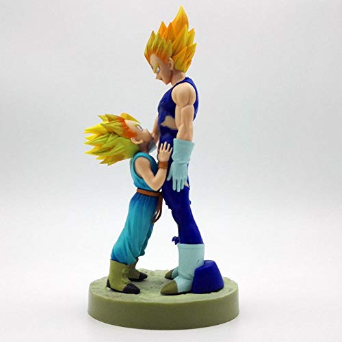 CXNY Dragon Ball Z Vegeta y Trunks Dramati Padre Hijo Adiós Figura de Estilo Goku Trunks Super Saiyan Figura de acción 20cm