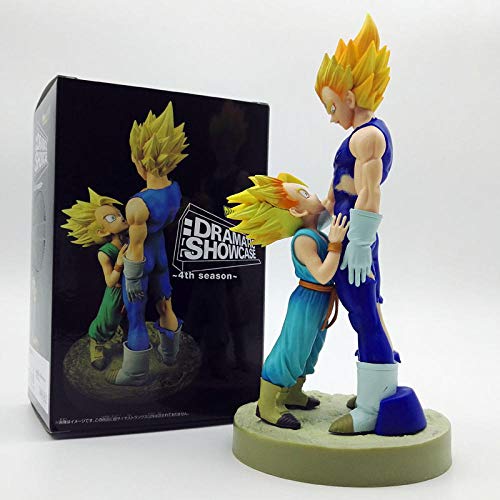 CXNY Dragon Ball Z Vegeta y Trunks Dramati Padre Hijo Adiós Figura de Estilo Goku Trunks Super Saiyan Figura de acción 20cm