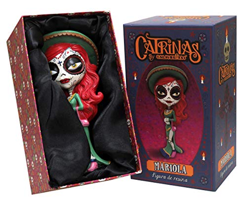 CYP BRANDS-FIGURA DE RESINA EN CAJA CATRINAS-MARIOLA, multicolor, (MR-02-CT)