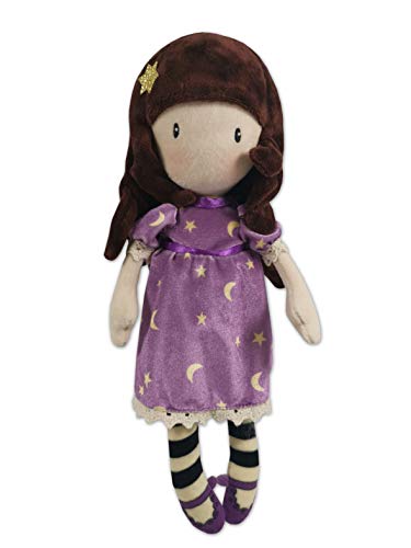 CYP BRANDS - Muñeca de Trapo 30 cm en Display Gorjuss Catch a Falling Star, Rojo