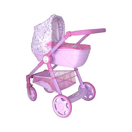 CYP- Coche muñeca de Paseo Baby Born con Cambiador 35x19x54 cm, Multicolor (1423577)