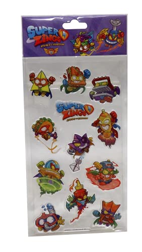 CYP- Stickers Relieve SUPERZINGS SuperThings Accesorios, Color (Multicolor), único (ST-12-SZ)