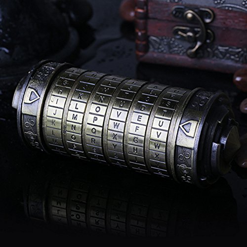 Da Vinci Code Mini Cryptex For Christmas Valentine's Day Most Interesting Birthday Gifts For Boyfriend and Girlfriend Brain Teaser Lock Puzzles