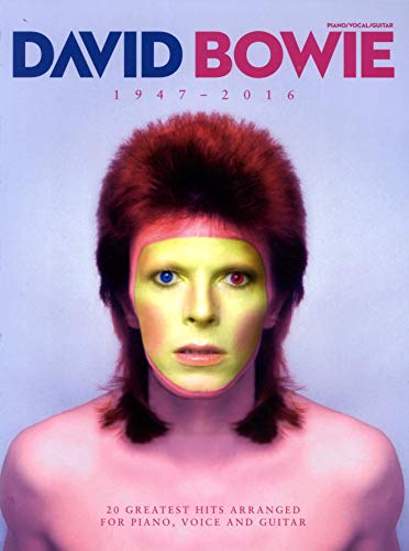 David bowie : 1947-2016 - 20 greatest hits - piano, chant et guitare