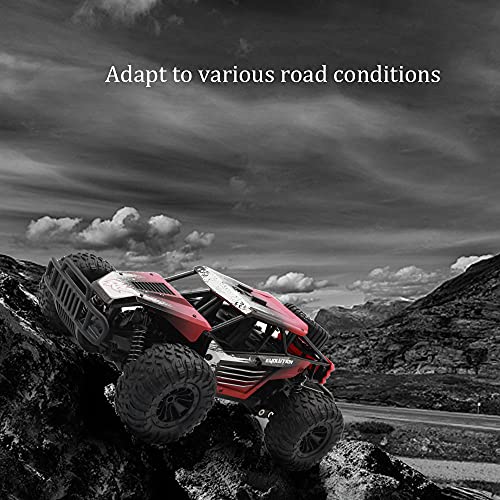 DBXMFZW RC Truck 2.4G Mango para Teléfono Móvil Dual RC Cars Control Remoto Professional RC Buggy HD Camera 4WD Dual Battery Electric Rock Crawler Toy Car Fast Car Juguetes para Niños Y Niñas