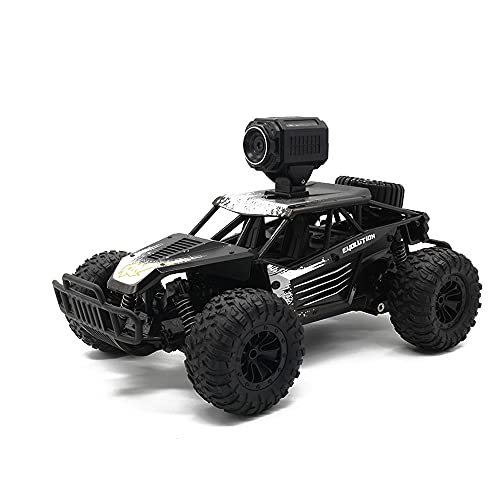 DBXMFZW RC Truck 2.4G Mango para Teléfono Móvil Dual RC Cars Control Remoto Professional RC Buggy HD Camera 4WD Dual Battery Electric Rock Crawler Toy Car Fast Car Juguetes para Niños Y Niñas