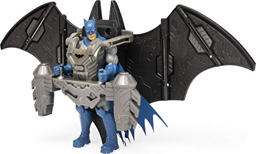 DC Comics Batman Mega Gear Deluxe Figura de acción con armadura transformadora