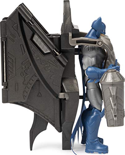 DC Comics Batman Mega Gear Deluxe Figura de acción con armadura transformadora