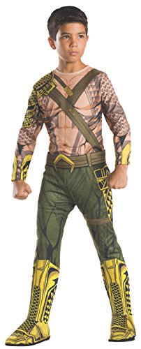 DC - Justice League Movie Disfraz Aquaman Classic infantil, S (Rubies Spain 620610-S)