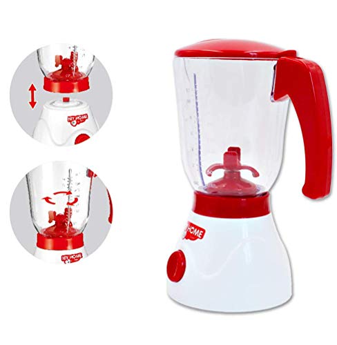 deAO Conjunto de Utensilios Electrodomésticos de Cocina Infantil Accesorios para Cocina de Juguete Incluye Tostadora, Batidora, Licuadora