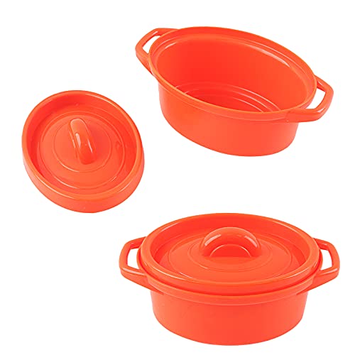 deAO Juego de Vajilla para Cocinitas de Juguete Conjunto de Escurridor con Esponja, Platos, Tazas Cubiertos, Cacerolas - Más de 40 Accesorios de Cocina Infantil de Juguete