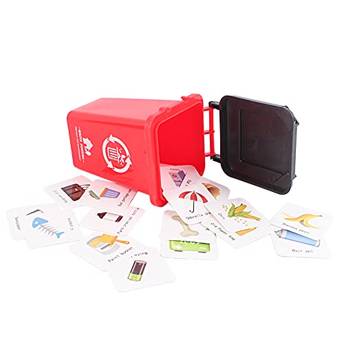 deAO Juguete de Limpieza para el Hogar con Escoba, Cubo, Fregona, Jabón, Recogedor, Tarjetas de Clasificación y más Accesorios Incluidos – Juego Infantil Muy Divertido