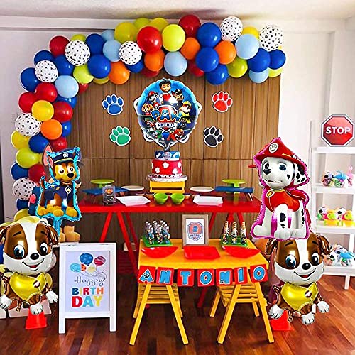 Decoración Cumpleaños Patrulla Canina Globos Patrulla Canina Pancarta Cumpleaños Patrulla Canina Balloons Paw Dog Patrol