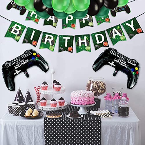 Decoraciones de Cumpleaños para Niños, Decoraciones para Fiestas de Videojuegos, Globos de Playstation, Globos de Control de Videojuegos, Globos Grandes de Papel de Aluminio