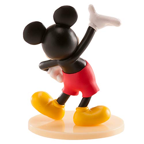 Dekora - Decoracion para Tartas con la Figura de Mickey Mouse de PVC con su Característica Pose de Bienvenida