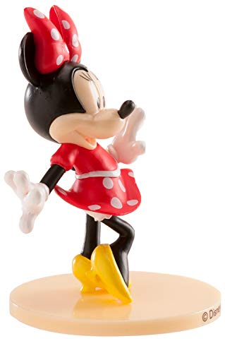 Dekora- Decoracion para Tartas Minnie Mouse de PVC con una Pose de Auténtica Figura del Cine y Televisión, Multicolor (347174)