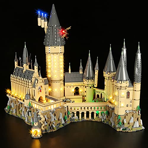 Dellia Juego de iluminación LED para Lego 71043 Castillo Hogwarts de Harry Potter, juego de luz LED, compatible con LEGO 71043 (sin set Lego)