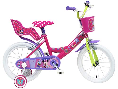 Denver Srl. Disney Minnie Mouse 16 Pulgadas 16 '' Kids para Bicicleta Niños 5 6 7 8 año