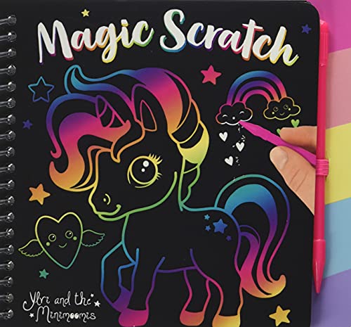 Depesche 10710 Magic Scratch Book, Ylvi y los Minimoomis - Libro para Colorear