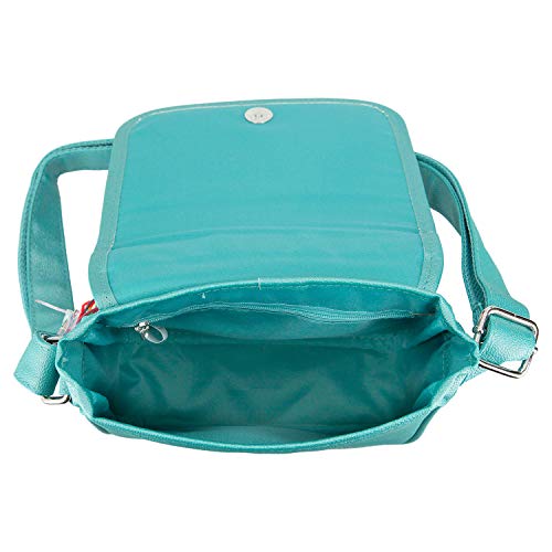 Depesche- Bolso Bandolera Fantasy Model Icefriends, Azul, Aprox. 6 x 20 x 20 cm. (11189)