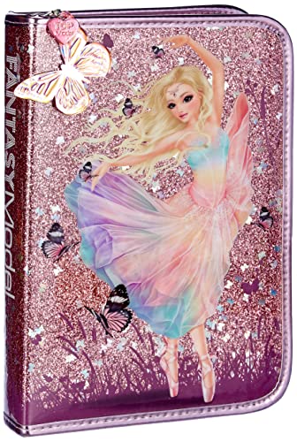 Depesche-DP-0010912 Estuche XXL con lápices de Lyra, Fantasy Model Ballet, Rosa, Aprox. 28 x 20 x 4 cm Color (10912)