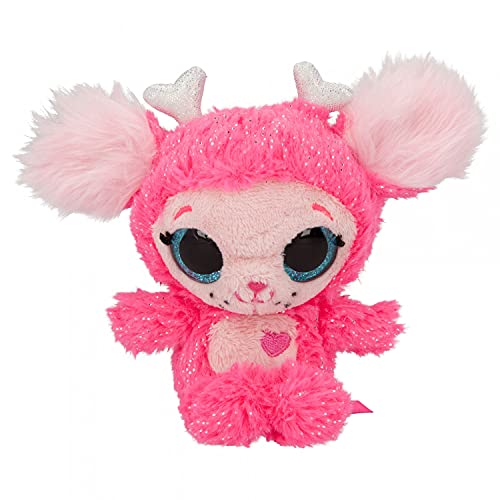 Depesche-DP-0011268 Ylvi and The Minimoomis, Peluche Zooi en Saco de Dormir, Aprox. 18 cm, Color carbón, única (11268)