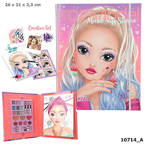 Depesche TopModel Creative Make-Up 10714 - Libro para Colorear (26 x 21 x 2,3 cm)