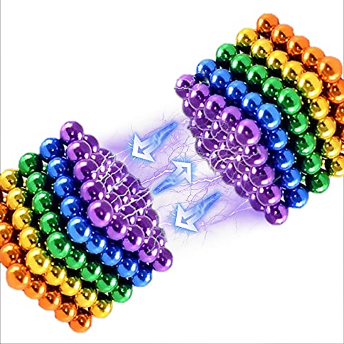 Desconocido Bolas magnéticas de Colores 5mm 125 Piezas – Bolitas magnéticas – Bolas de imán para aliviar el estrés – Magnet Balls