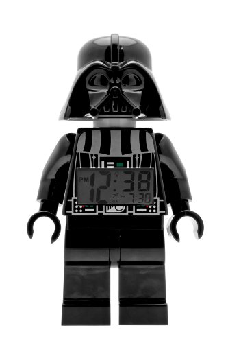 Despertador con luz infantil con figurita de Darth Vader de LEGO Star Wars 9002113