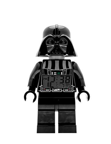 Despertador con luz infantil con figurita de Darth Vader de LEGO Star Wars 9002113