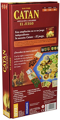 Devir - Catan, juego de mesa - Ampliación para 5 y 6 Jugadores (BGCATAN56)