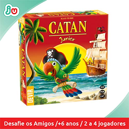 Devir- Catan Junior, juego de mesa, en castellano, catalán y portugués (BGCATJU)