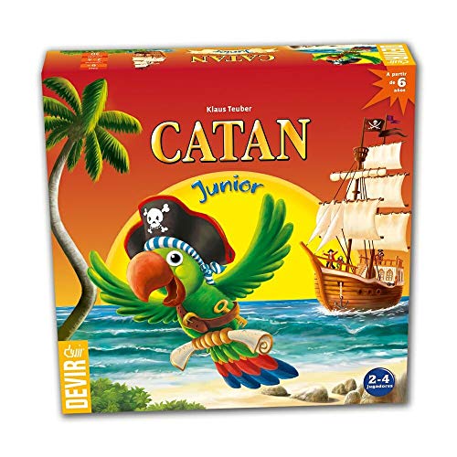 Devir- Catan Junior, juego de mesa, en castellano, catalán y portugués (BGCATJU)