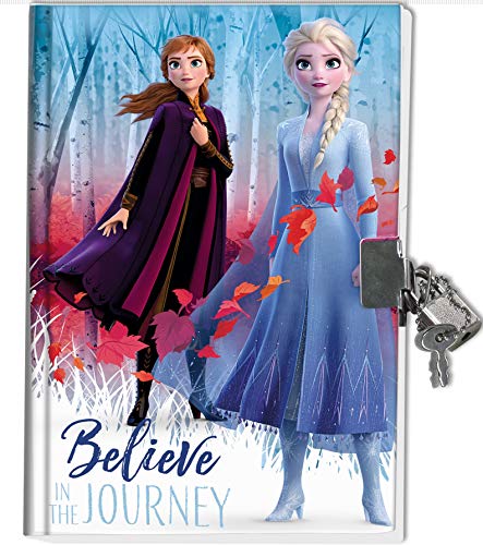 DIARIO SECRETO CANDADO FROZEN 2-14 * 18 cms