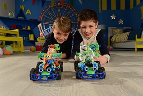 Dickie Coche teledirigido Toy Story Buggy con Figura de Buzz de Juguete teledirigido con función Turbo, 1:24, 20 cm