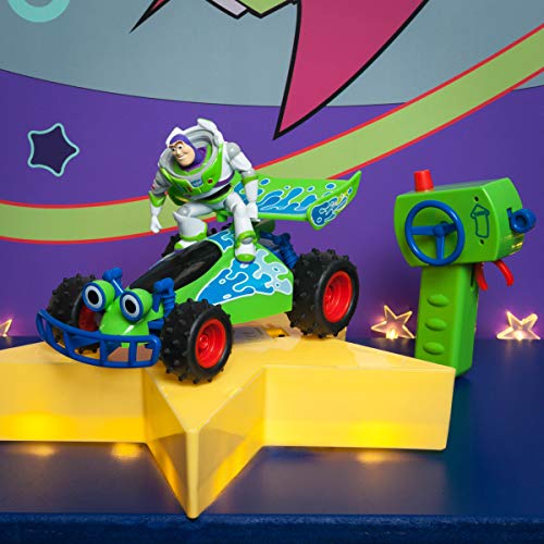 Dickie Coche teledirigido Toy Story Buggy con Figura de Buzz de Juguete teledirigido con función Turbo, 1:24, 20 cm