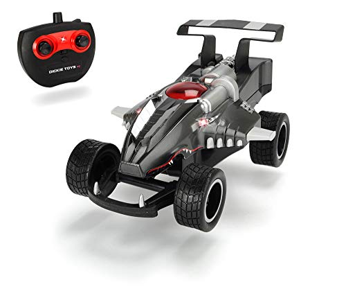 Dickie Toys 201119138 G-Wolf - Coche teledirigido con función Flip, Velocidad de hasta 10 km/h, 2,4 GHz, Color Gris