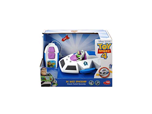 Dickie Toys-3153000 Toy Story 4 Nave Buzz RC por Cable, Multicolor (3153000)