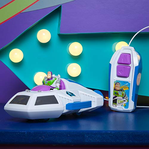 Dickie Toys-3153000 Toy Story 4 Nave Buzz RC por Cable, Multicolor (3153000)