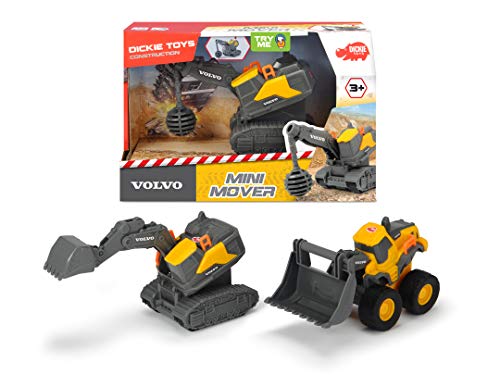 Dickie Toys Vehículo de construcción Volvo 13cm, Color (Dickie – Spielzeug GmbH & Co. KG 3722006)