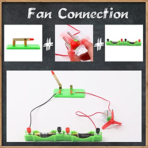 DigHealth Kit Circuito Eléctrico, Juguetes Educativos, Kit Ciencia para Niños, Kit de Experimentación Física para Aprendizaje Básico de Circuitos